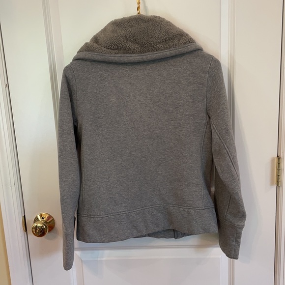 Gray Puma Cowl Neck Sweater - Picture 4 of 4